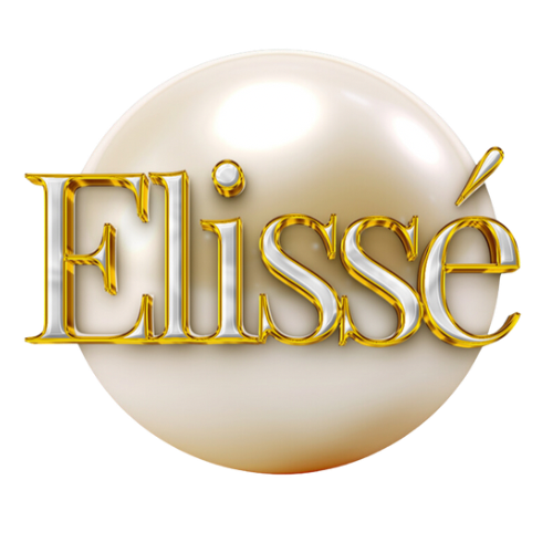 Logo of 'Elisse' with a pearl-like background